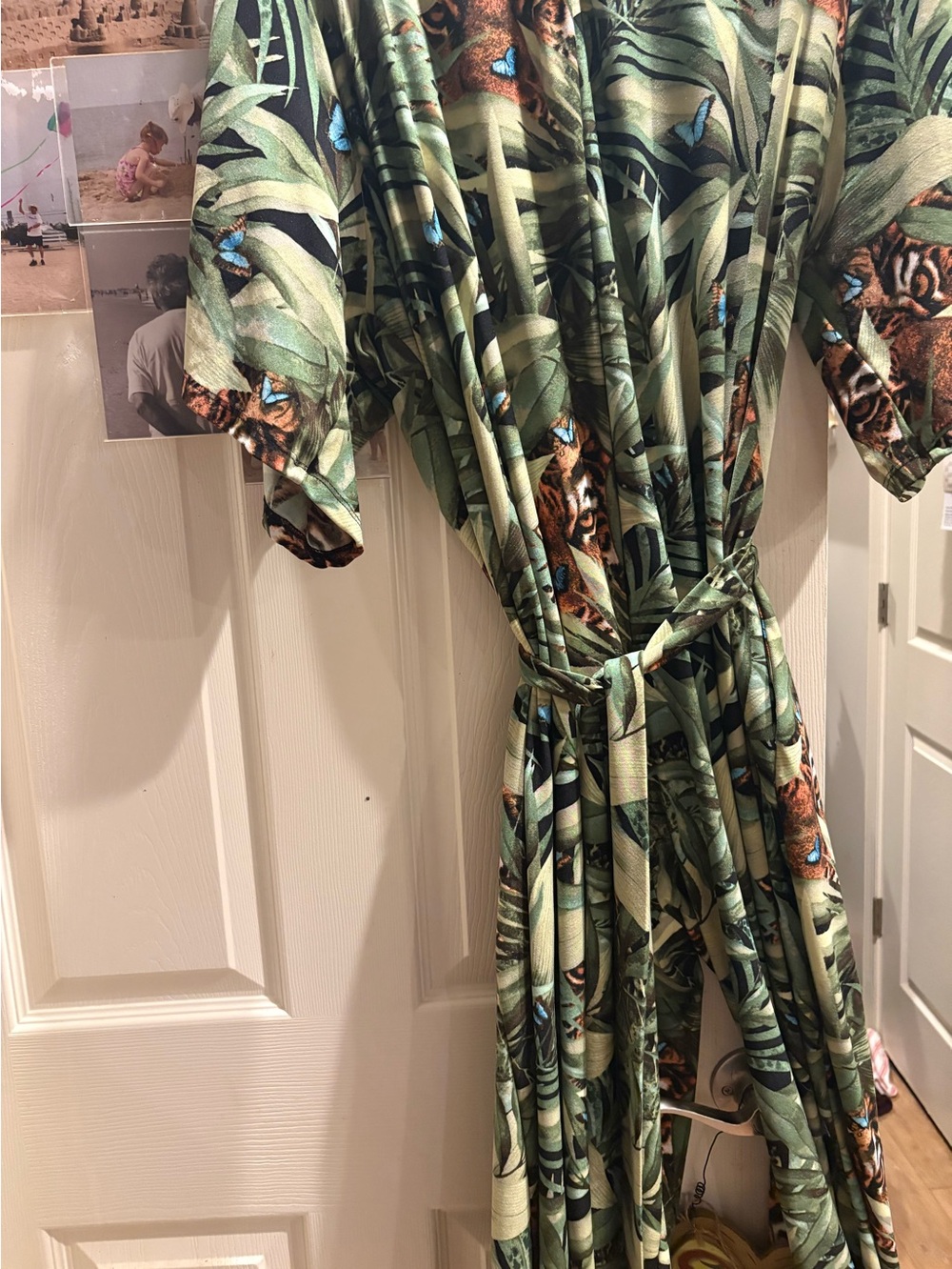 Ladies nature/animal print jumpsuit
